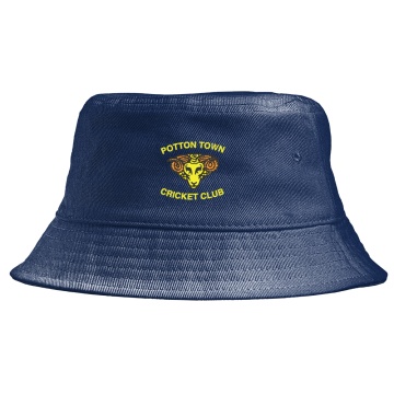 POTTON TOWN CC Dual Bucket Hat - Navy
